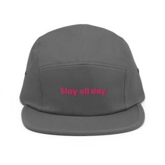"Slay all day" Five Panel Cap