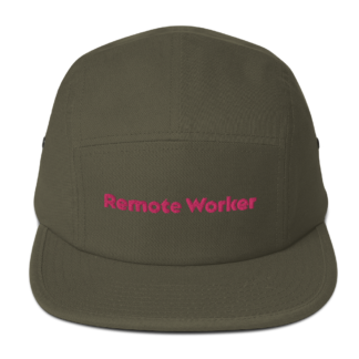 “Remote Worker” Five Panel Cap