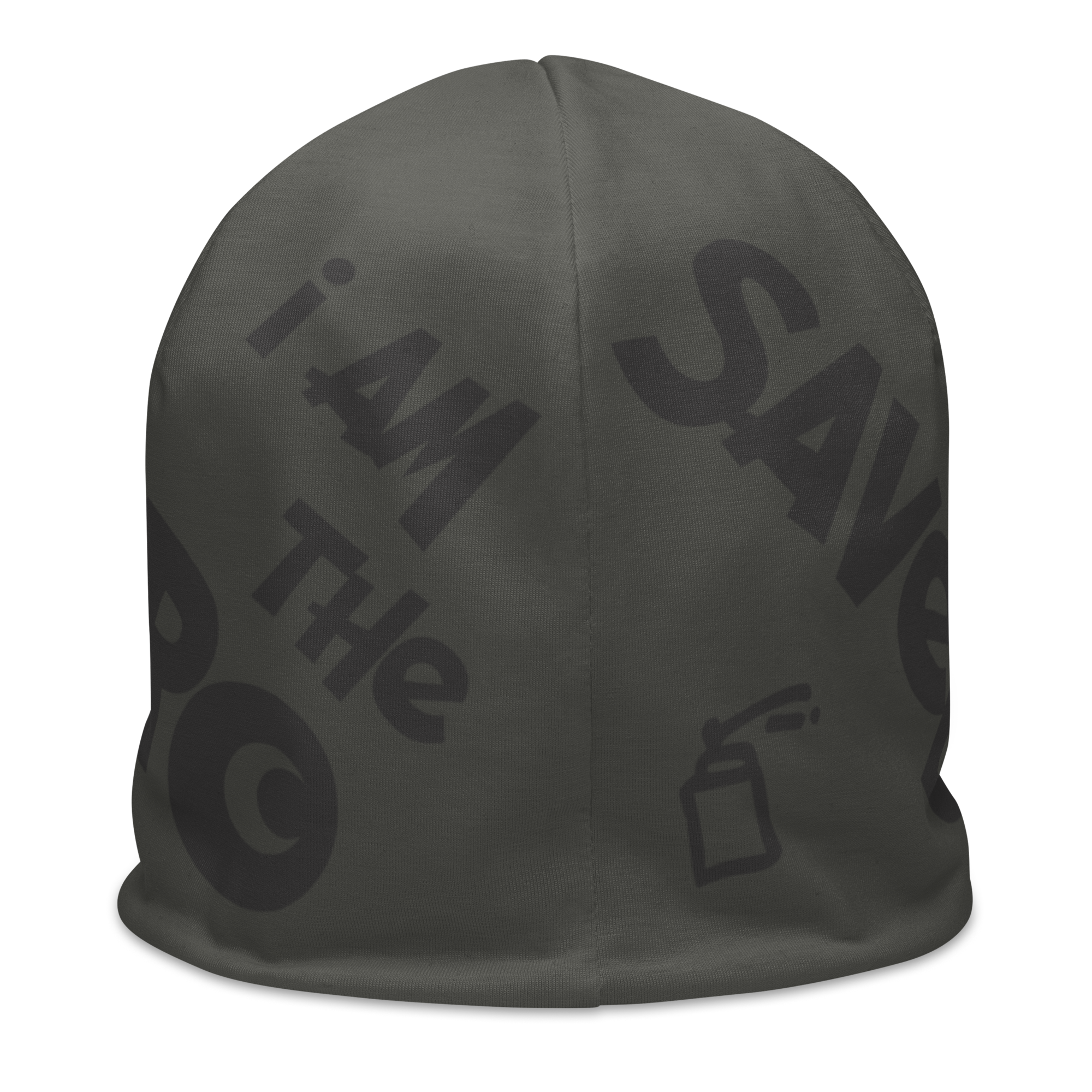 "I am the hero of my story I don't need to be saved: Inspirational Quote All-Over Print Beanie - Image 6