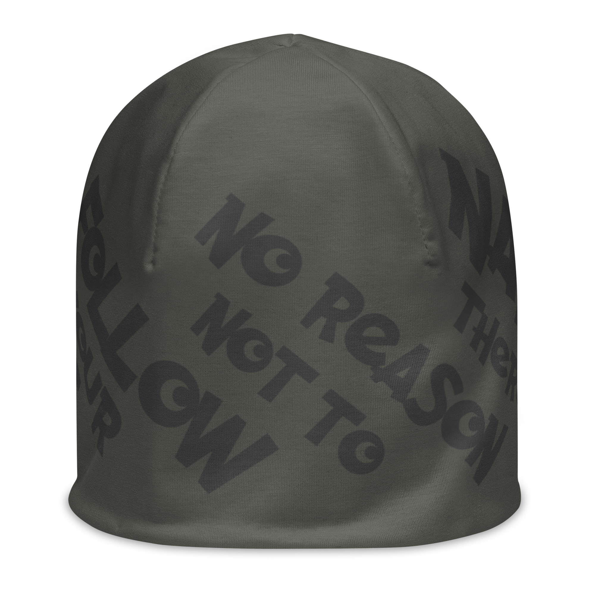 "You are already naked. There is no reason not to follow your heart" Inspirational Quote All-Over Print Beanie