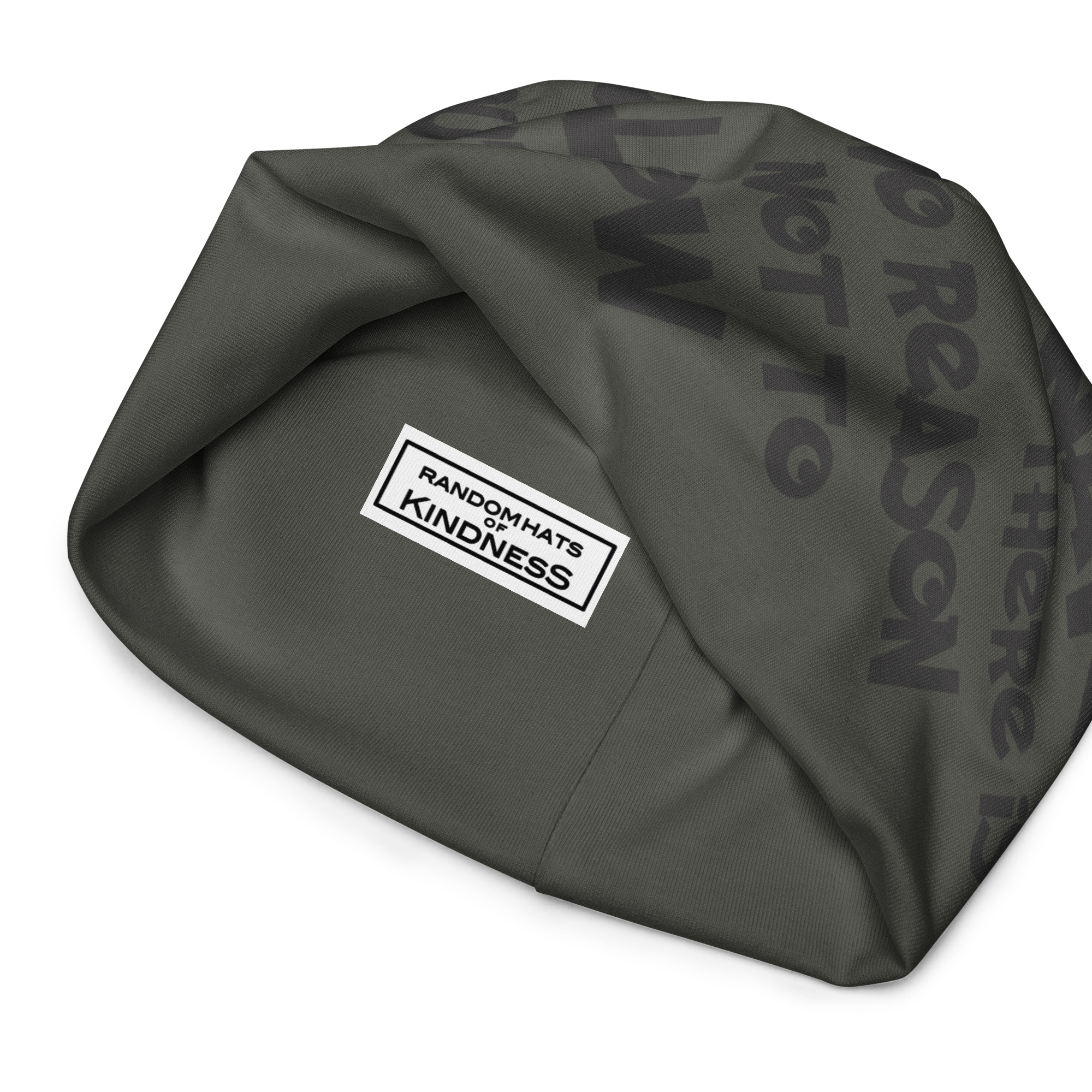 "You are already naked. There is no reason not to follow your heart" Inspirational Quote All-Over Print Beanie - Image 9