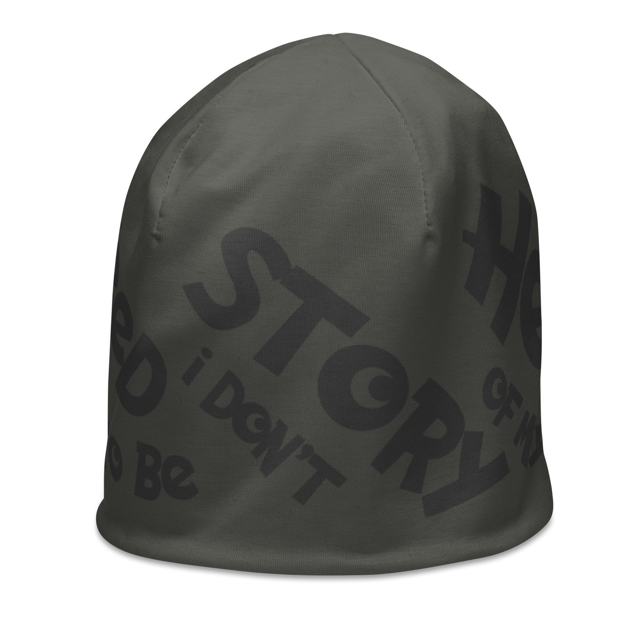 "I am the hero of my story I don't need to be saved: Inspirational Quote All-Over Print Beanie - Image 8