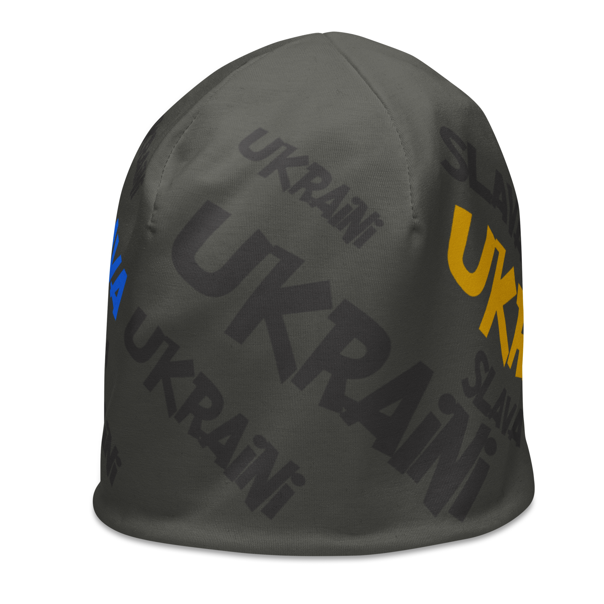 "Slava Ukraini" Glory To Ukraine All-Over Print Beanie - Image 10