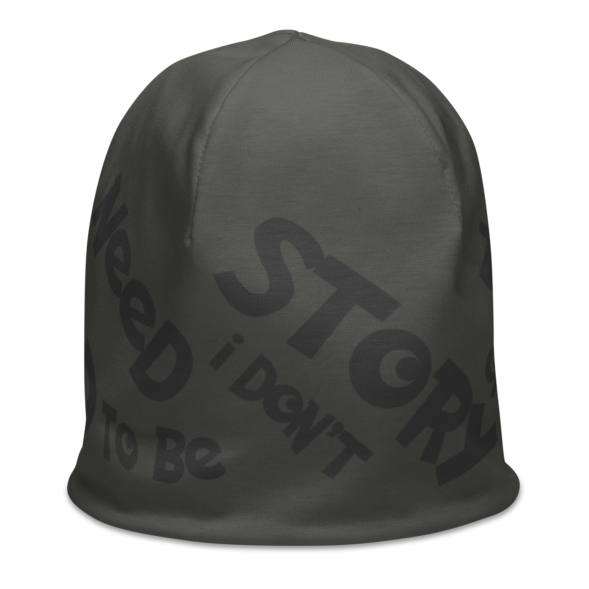 "I am the hero of my story I don't need to be saved: Inspirational Quote All-Over Print Beanie - Image 7