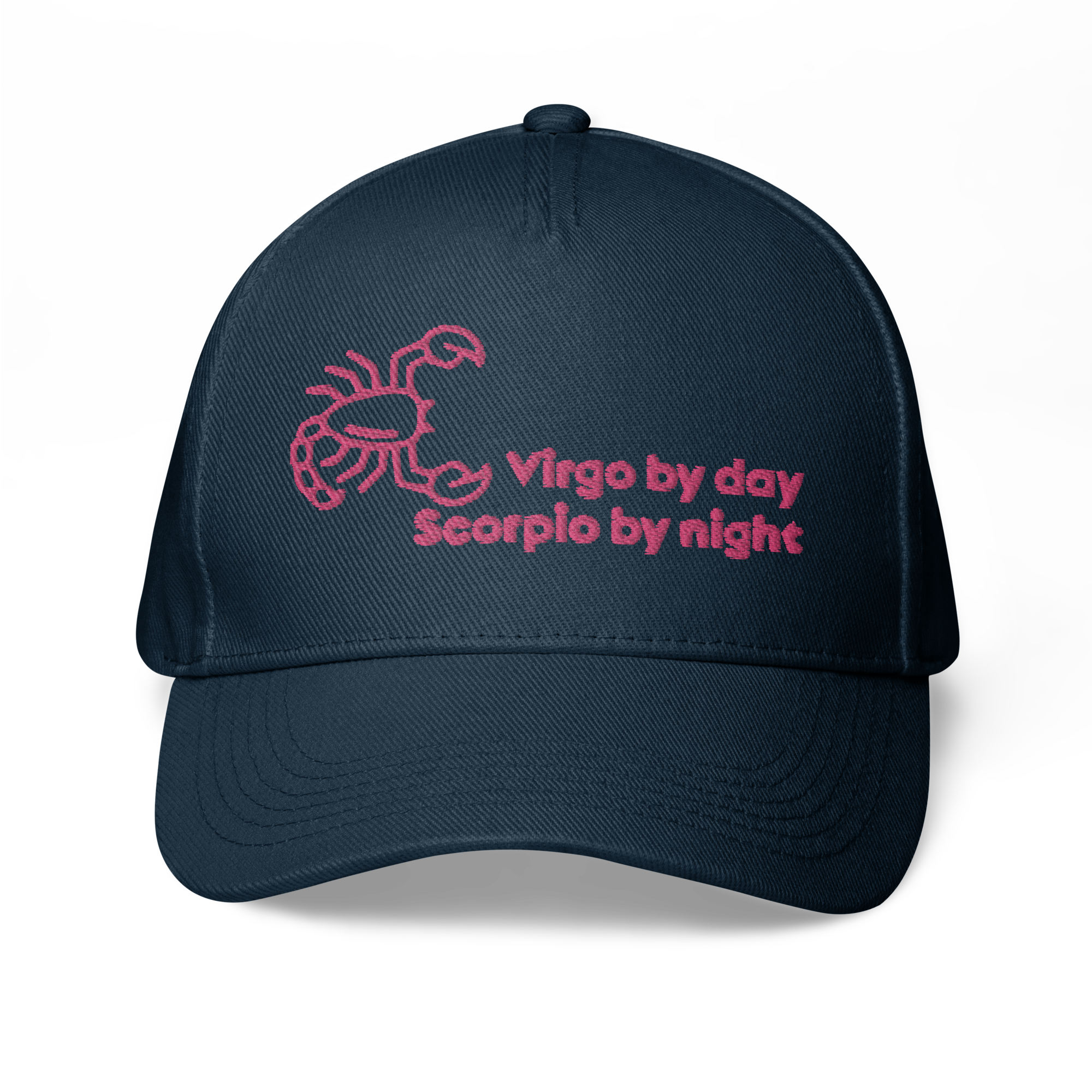 "Virgo by day Scorpio by night" Classic Baseball Cap - Image 2