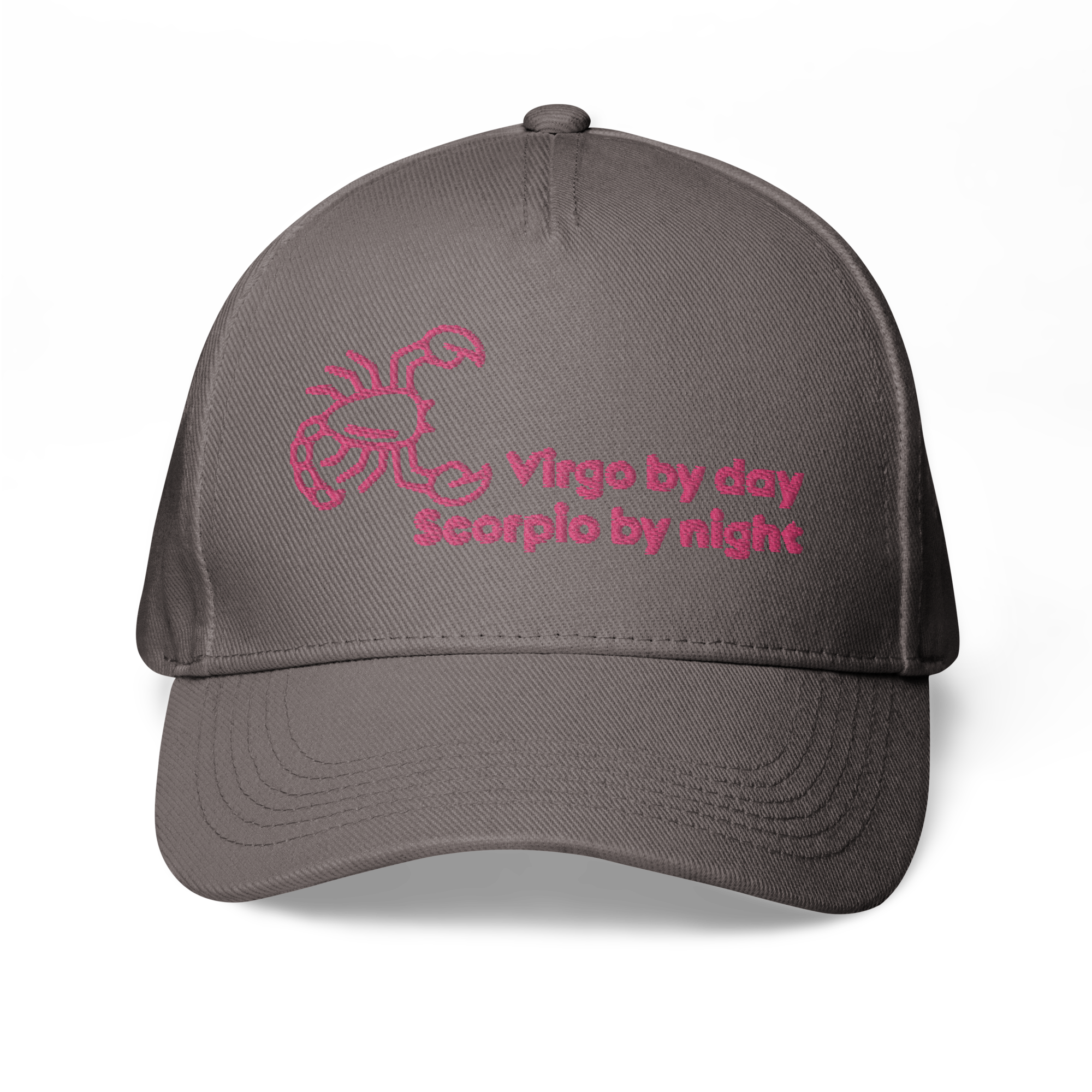 "Virgo by day Scorpio by night" Classic Baseball Cap - Image 4