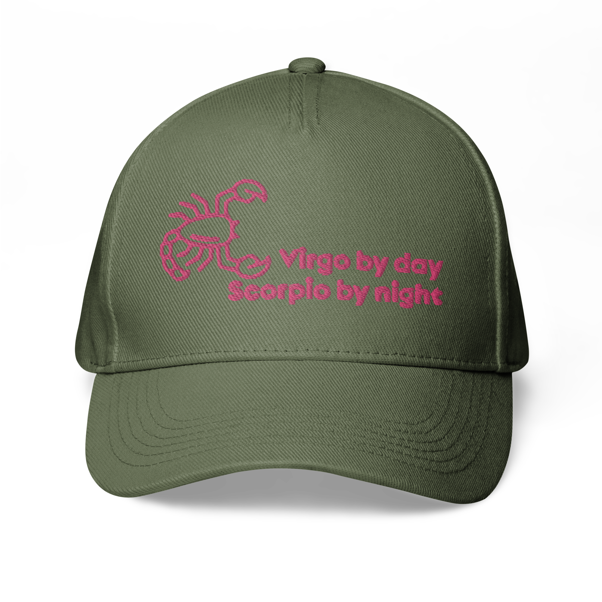 "Virgo by day Scorpio by night" Classic Baseball Cap - Image 3