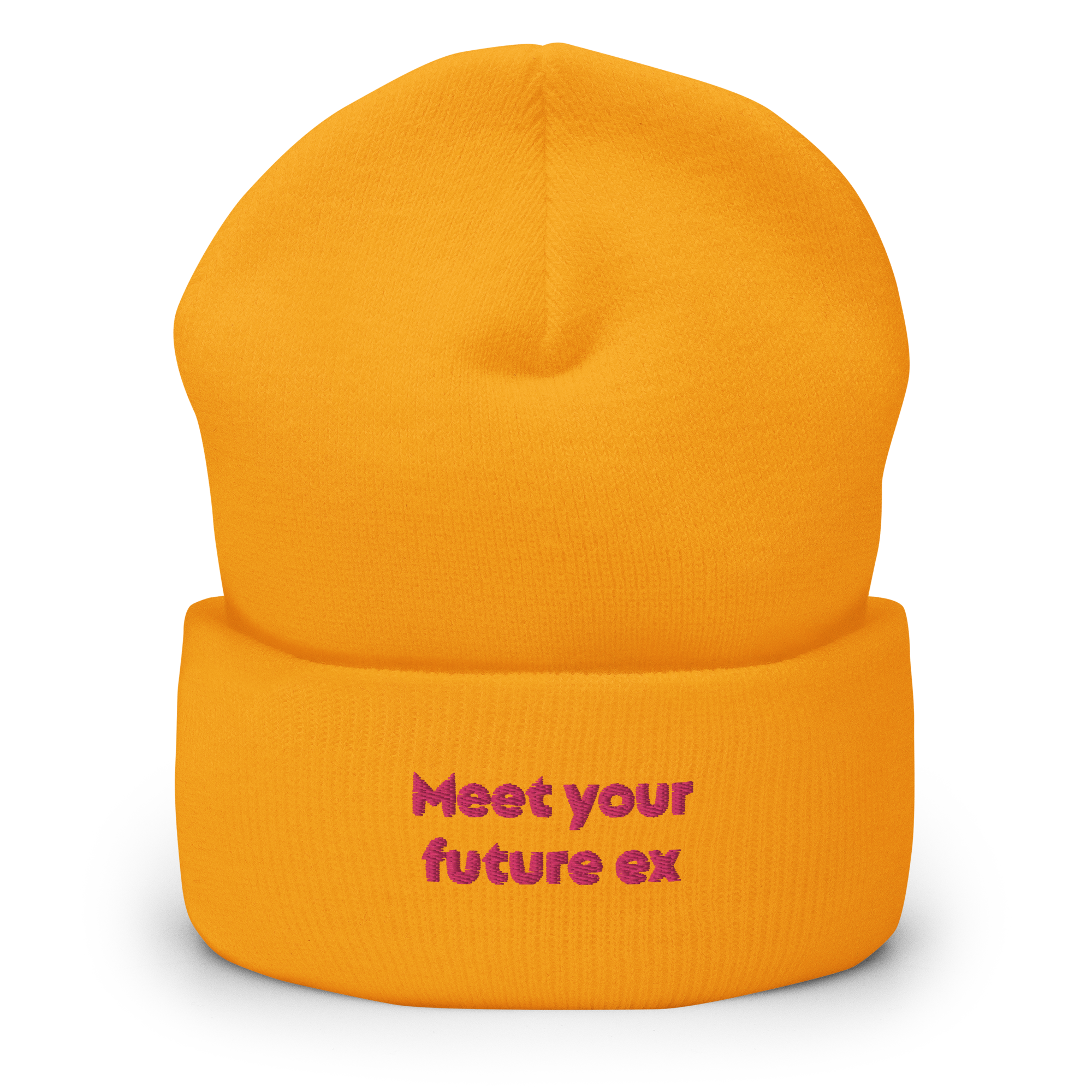"Meet your future ex" Cuffed Beanie