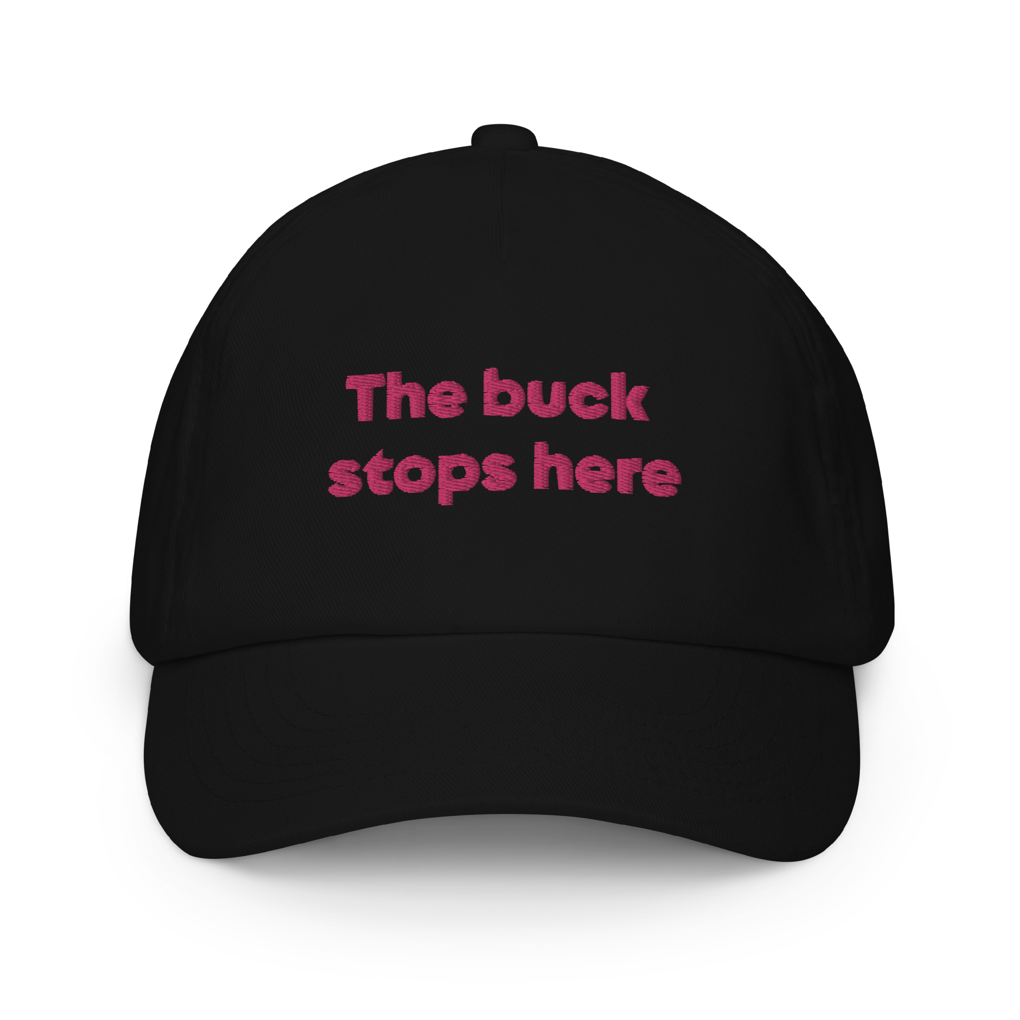 "The buck stops here" Kids Cap