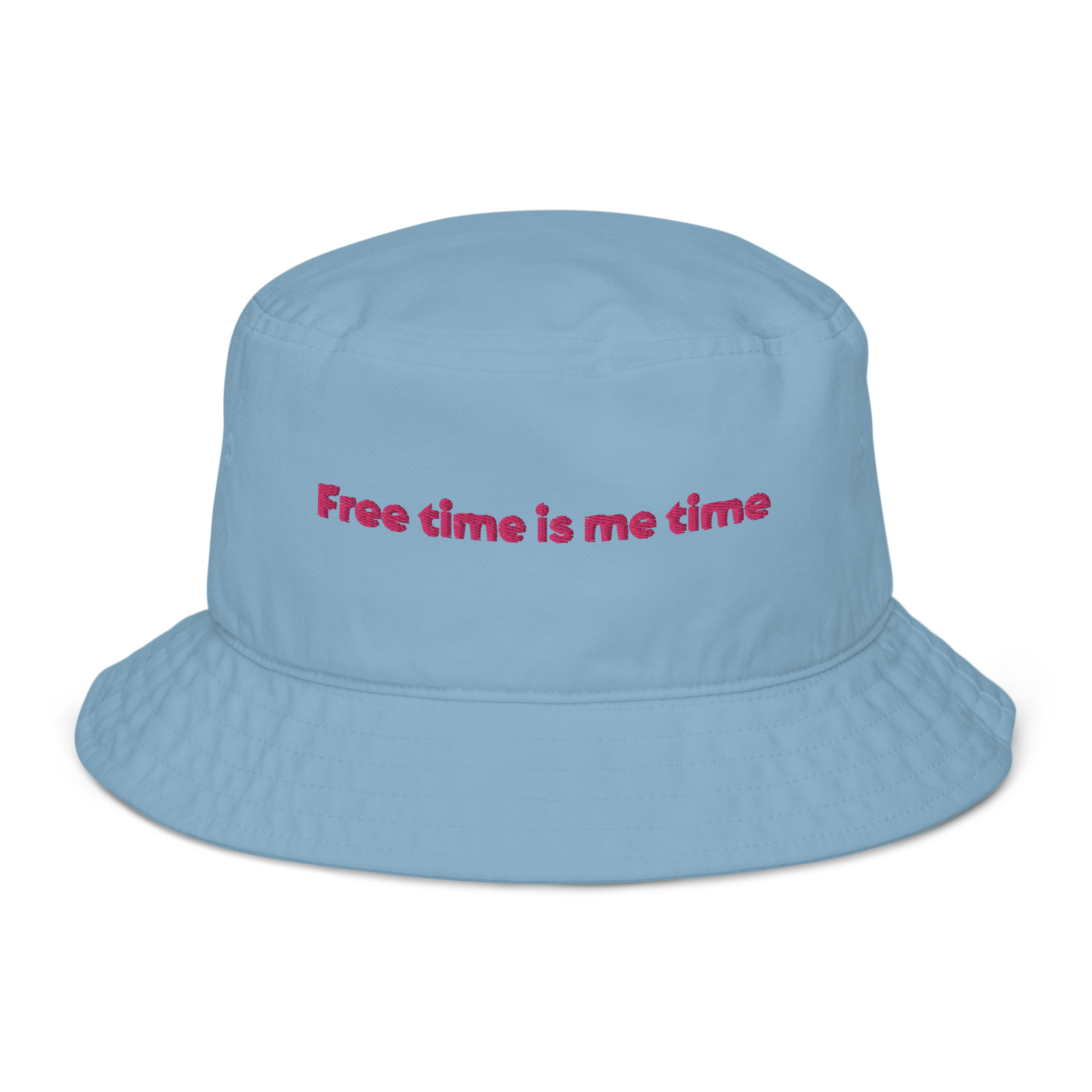 “Free time is me time” Organic Bucket Hat